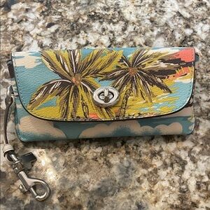 Coach Sunglass Care with Tropical Print